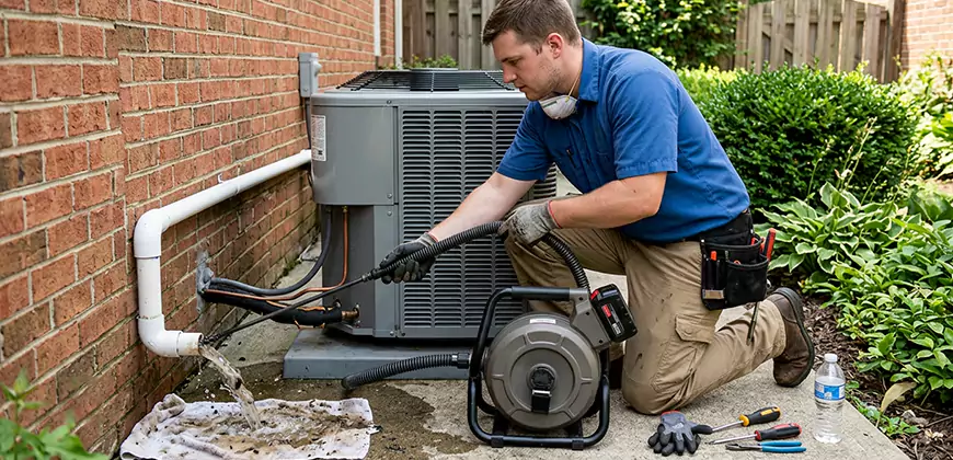 AC Unit Drain Pipe Cleaning in Salinas