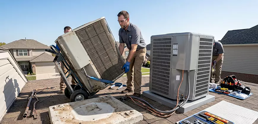 Emergency Air Conditioning Unit Swap in Salinas